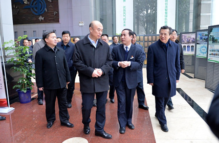 【陜鼓集團】陜西省委副書記、省長、省政府黨組書記劉國中一行蒞臨陜鼓視察指導工作